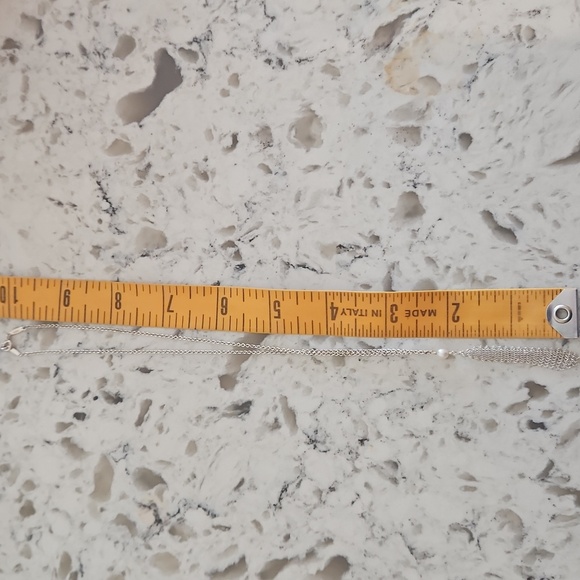 Tiffany & Co. RARE 925 Silver Chain with Pearl Accent - Picture 4 of 4